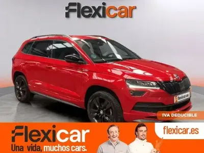 Usado Skoda Karoq 150 CV (110 kW) 2021 Rojo SUV