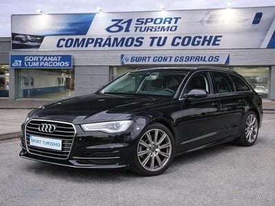Usado Audi A6 150 CV (110 kW) 2015 Negro Familiar