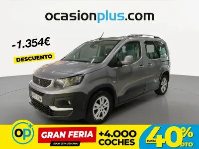 Usado Peugeot Rifter Active 110 CV (80 kW) 2019 Gris Monovolumen