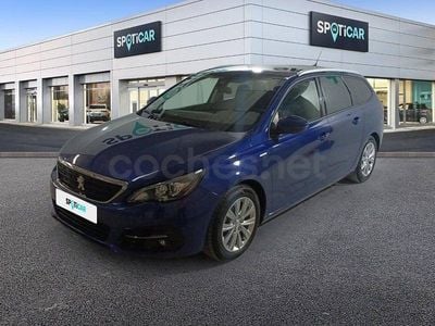 Usado Peugeot 308 SW Style 110 CV (80 kW) 2020 Azul Familiar