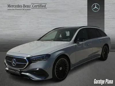 Usado Mercedes E300 313 CV (230 kW) 2026 Gris / plata Familiar