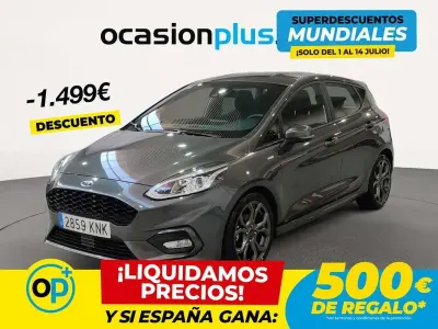 Usado Ford Fiesta ST-Line 125 CV (91 kW) 2018 Gris Utilitario