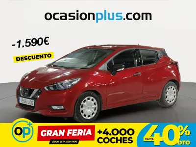 Usado Nissan Micra Visia 90 CV (66 kW) 2019 Rojo Utilitario