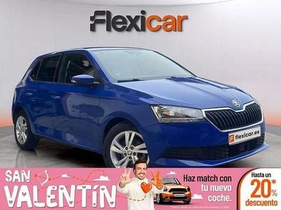 Usado Skoda Fabia Ambition 95 CV (69 kW) 2021 Azul