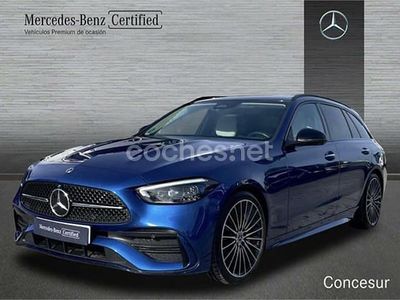Usado Mercedes C220 200 CV (147 kW) 2022 Azul Familiar