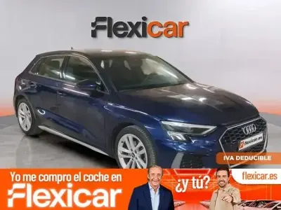 Usado Audi A3 Sportback 150 CV (110 kW) 2021 Azul Utilitario