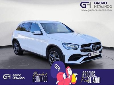 Blanco Usado 2020 Mercedes GLC220 AMG line SUV | 39.500 € (Precio justo)