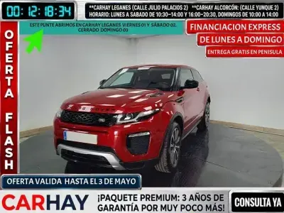 Brugt Land Rover Range Rover evoque Autobiography 182 HK (133 kW) 2017 Rød SUV