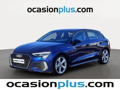 Usado Audi A3 Sportback S-Line 150 CV (110 kW) 2023 Azul Utilitario