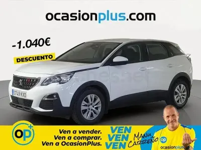 Usado Peugeot 3008 Active 130 CV (95 kW) 2019 Blanco SUV