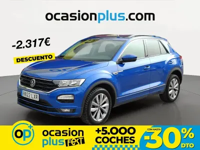 Usado VW T-Roc Advance 150 CV (110 kW) 2022 Azul SUV