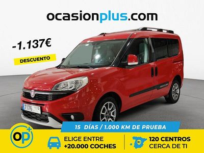Rojo Usado 2016 Fiat Doblò Trekking Monovolumen | 15.350 €