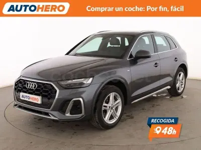 Usado Audi Q5 S-Line 204 CV (150 kW) 2021 Gris / plata SUV