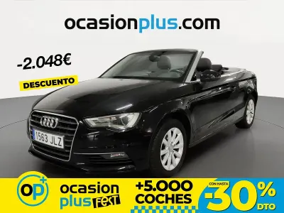 Usado Audi A3 Cabriolet Attraction 110 CV (80 kW) 2016 Negro Descapotable