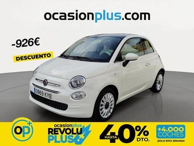 Usado Fiat 500 Lounge 69 CV (50 kW) 2019 Blanco Utilitario