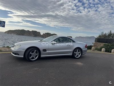 Usado Mercedes SL500 306 CV (225 kW) 2002 Gris / plata Descapotable
