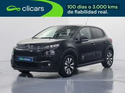 Usado Citroën C3 PureTech 82 CV (60 kW) 2018 Negro Utilitario