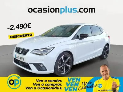 Usado Seat Ibiza FR 150 CV (110 kW) 2024 Blanco Berlina