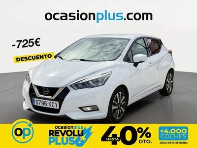 Usado Nissan Micra Acenta 71 CV (52 kW) 2017 Blanco Utilitario