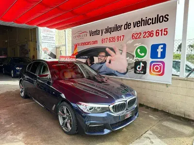 Usado BMW 520 Efficient Dynamics 190 CV (139 kW) 2018 Azul Berlina