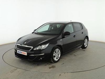 Usado Peugeot 308 Style 100 CV (73 kW) 2016 Negro Berlina