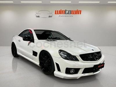 Usado Mercedes SL63 AMG AMG 525 CV (386 kW) 2009 Blanco Descapotable