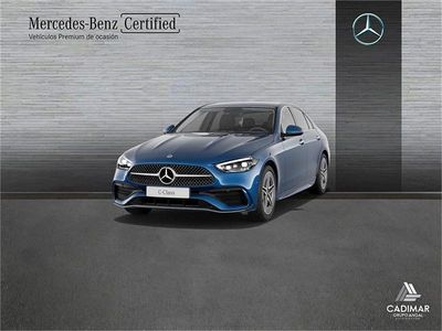 Azul Usado 2022 Mercedes C220 Berlina | 39.900 € (Precio justo)