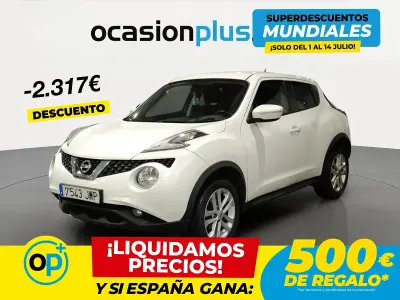 Usado Nissan Juke Acenta 110 CV (80 kW) 2017 Blanco SUV