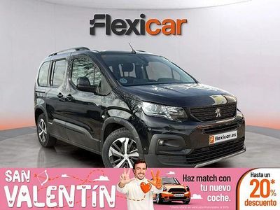 Usado Peugeot Rifter GT 100 CV (73 kW) 2021 Negro Monovolumen