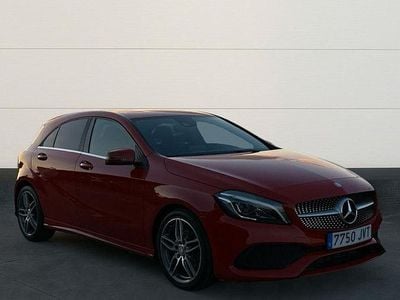 Usado Mercedes A200 AMG line 136 CV (100 kW) 2016 Rojo Berlina