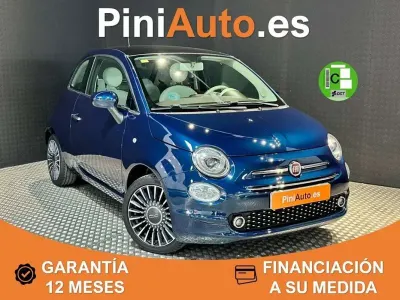 Usado Fiat 500 Lounge 69 CV (50 kW) 2018 Azul Utilitario