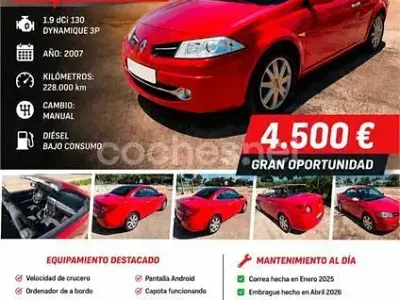 Usado Renault Mégane Cabriolet