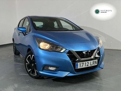 Usado Nissan Micra Acenta 92 CV (67 kW) 2021 Azul Utilitario