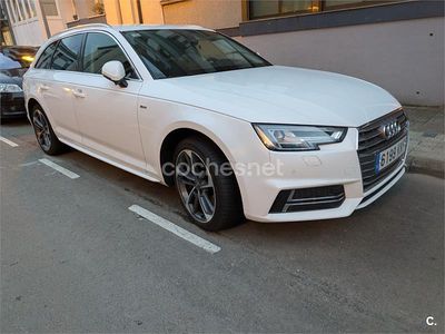 Usado Audi A4 S-Line 190 CV (139 kW) 2018 Blanco Familiar