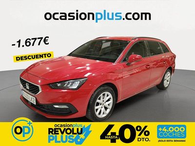 Usado Seat Leon Style 150 CV (110 kW) 2020 Rojo Familiar