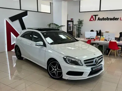 Usado Mercedes A220 AMG line 170 CV (125 kW) 2014 Blanco Berlina