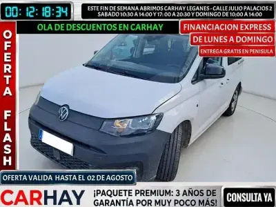 Usado VW Caddy 122 CV (89 kW) 2021 Blanco Monovolumen