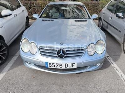 Usado Mercedes SL500 306 CV (225 kW) 2002 Gris / plata Descapotable