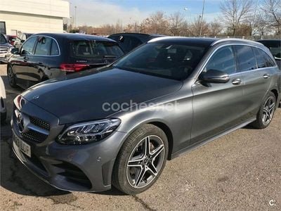 Usado Mercedes C220 170 CV (125 kW) 2019 Gris / plata Familiar
