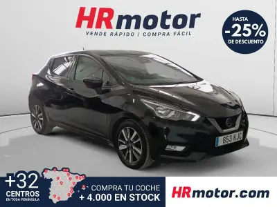 Usado Nissan Micra S 90 CV (66 kW) 2018 Negro Utilitario