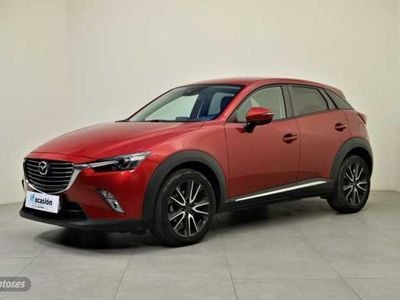 Rojo Usado 2017 Mazda CX-3 Luxury SUV | 19.250 €