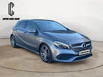 Usado Mercedes A200 AMG line 136 CV (100 kW) 2017 Gris / plata Utilitario