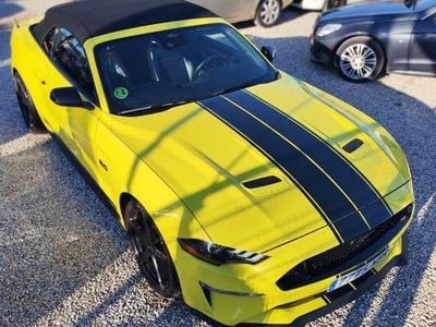 Usado Ford Mustang GT Convertible 450 CV (330 kW) 2022 Amarillo Descapotable
