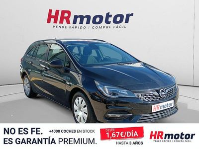Usado Opel Astra S 110 CV (80 kW) 2020 Negro Familiar