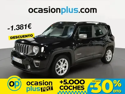 Usado Jeep Renegade Limited 120 CV (88 kW) 2021 Negro SUV