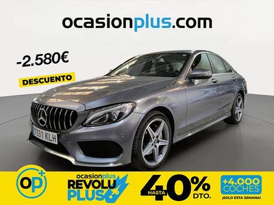 Usado Mercedes C220 170 CV (125 kW) 2018 Gris Berlina