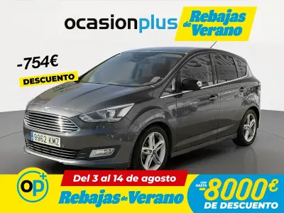 Usado Ford C-MAX Titanium 125 CV (91 kW) 2018 Gris / plata Monovolumen