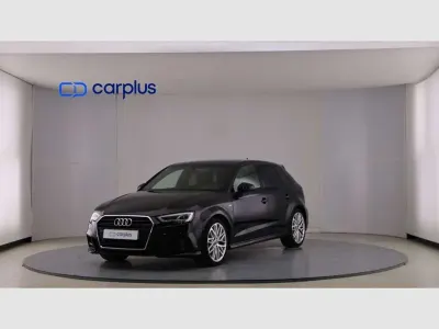 Usado Audi A3 Sportback S-Line 116 CV (85 kW) 2018 Negro Utilitario