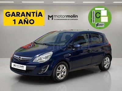 Usado Opel Corsa Selective 85 CV (62 kW) 2012 Azul Utilitario