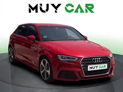 Usado Audi A3 S-Line 116 CV (85 kW) 2018 Rojo Berlina